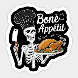 Bone Appetit Sticker